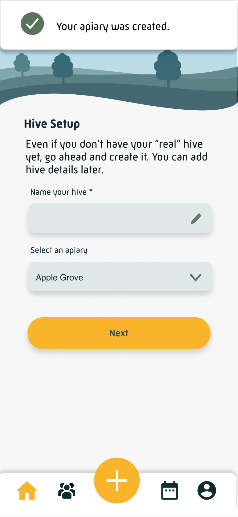 Hive Setup, name your hive